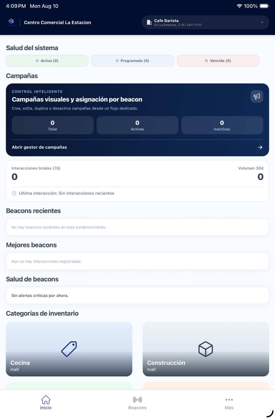 App Admin (Tablet)